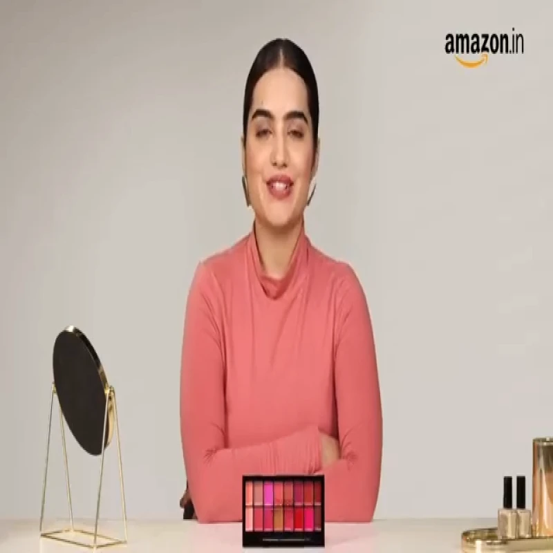 MARS Infinity Lip Palette | Demi Matte | 16 Colors to Infinte Lipstick Colors | Free Spatula cum Applicator (36.0 gm) (02-Multicolor) thumbnail 16